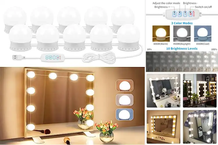 Detailed view of Best 10 Level Dimmable Vanity Lights