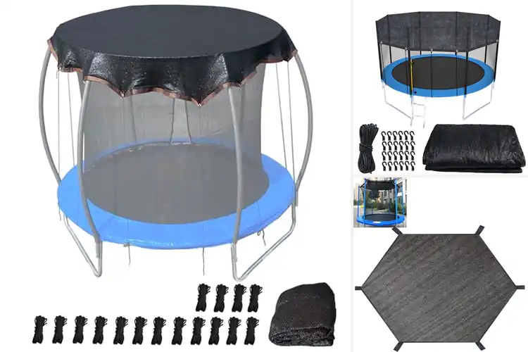 Detailed view of Best 14-Foot Trampoline Shade Cover
