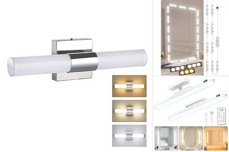 Detailed view of Best 3 Color Temperatures Vanity Lights