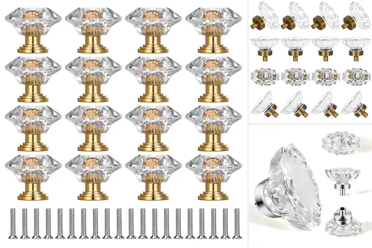 Detailed view of Best 45Mm Crystal Knobs For Cabinets
