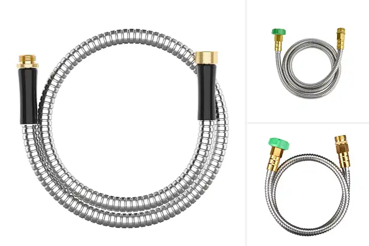 Detailed view of Best 5 Ft Stainless Steel Hose