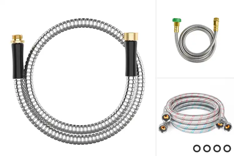 Detailed view of Best 5 Ft Stainless Steel Hoses