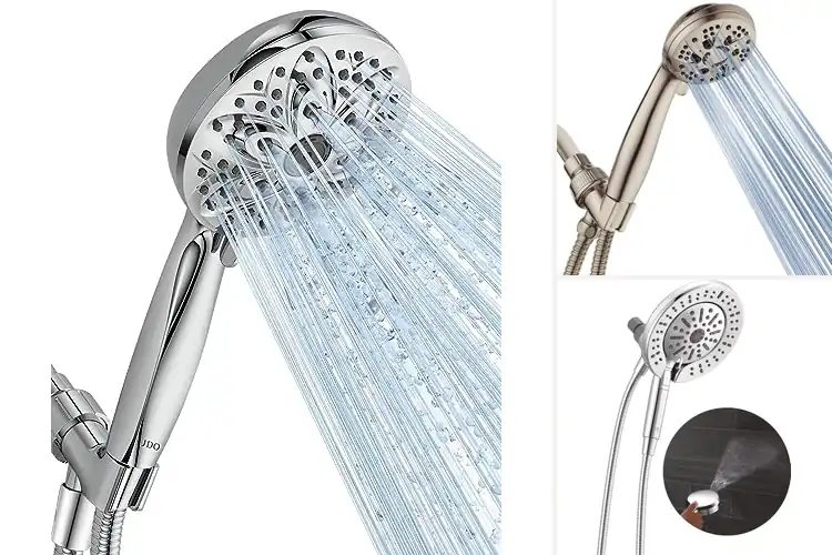 Detailed view of Best 6-Setting Hand Showers