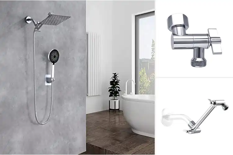 Detailed view of Best Angle-Adjustable Shower Systems