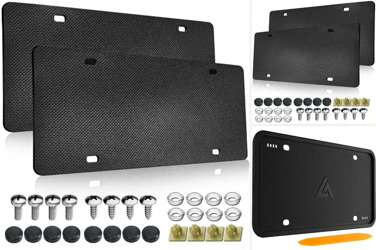 Detailed view of Best Anti Rattle License Plate Pads
