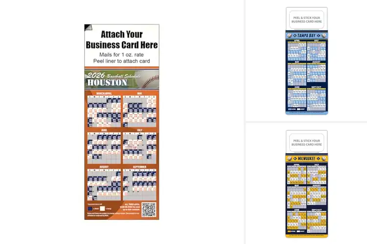 Detailed view of Best BasebalL Schedule Magnets