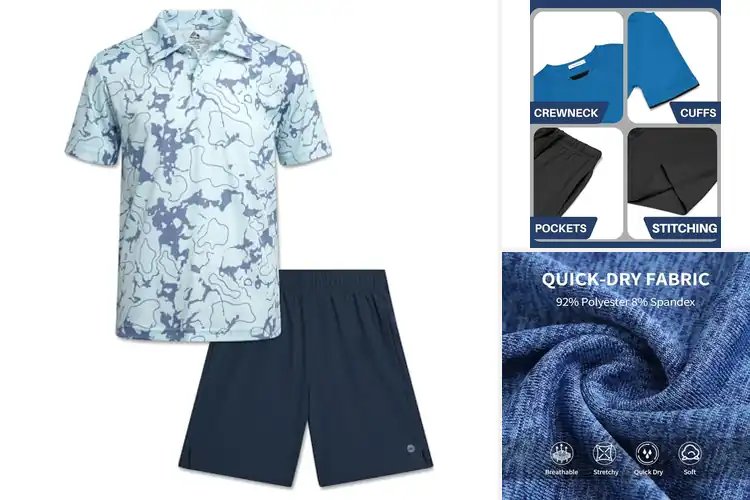 Detailed view of Best Boys’ Moisture-Wicking Clothing Sets