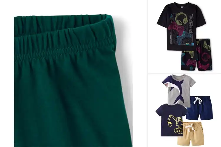 Detailed view of Best Boys’ Short Sleeve Sets for Everyday Comfort