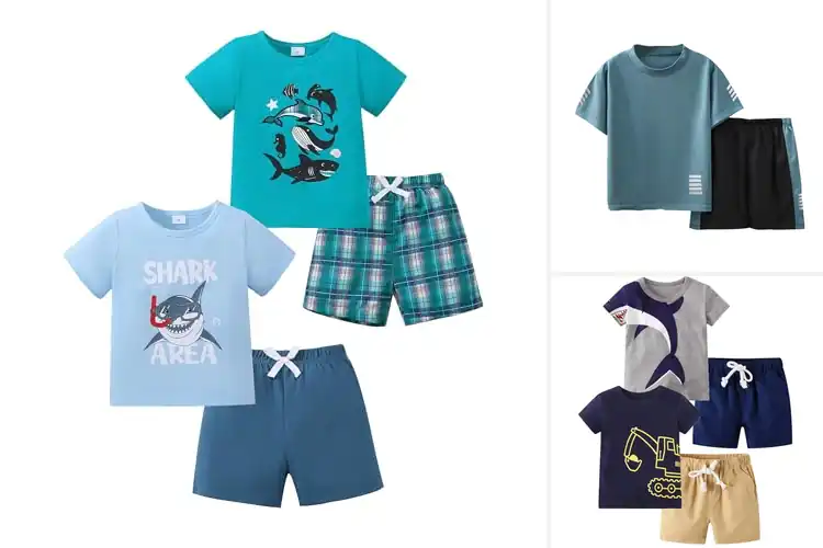 Detailed view of Best Boys’ Summer Clothing Sets