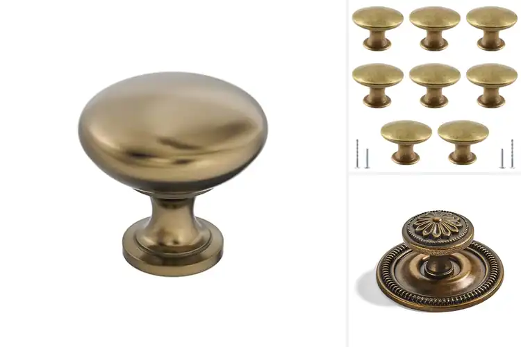 Detailed view of Best Brass Furniture Knobs