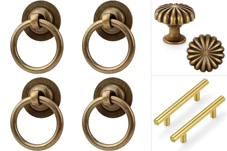 Detailed view of Best Brass Furniture Pulls