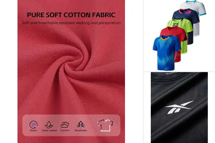 Detailed view of Best Breathable Boys Short Sleeve T Shirt Set