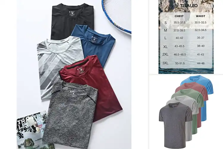 Detailed view of Best Breathable Short Sleeve T Shirt Sets