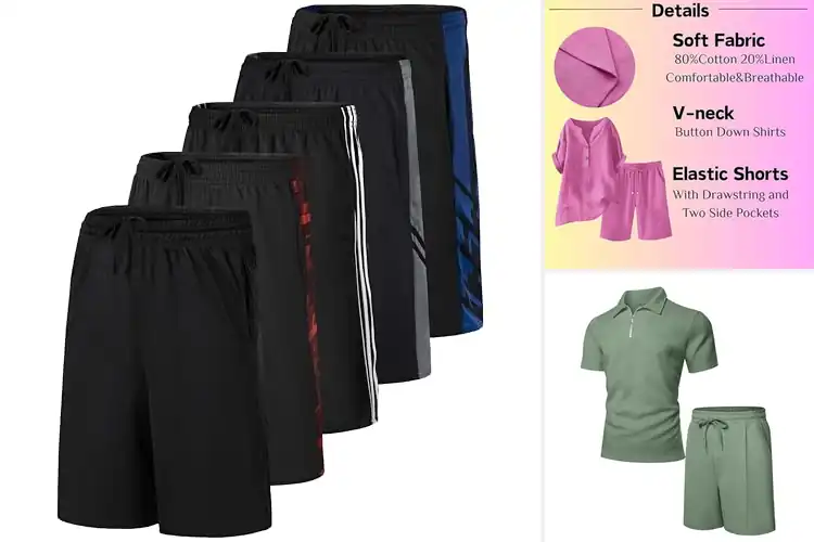 Detailed view of Best Breathable Shorts Sets: Stay Cool & Active in Style