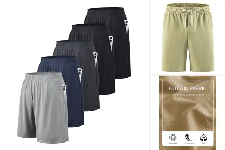 Detailed view of Best Breathable Shorts With Elastic Waistband