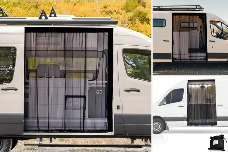 Detailed view of Best Campervan Fly Screens