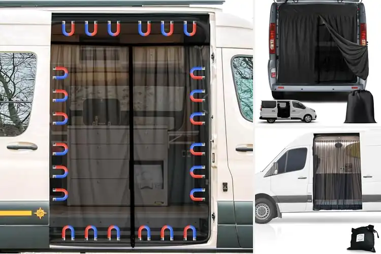 Detailed view of Best Campervan Mosquito Nets