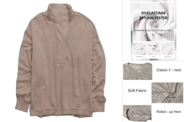 Detailed view of Best Casual Pullover Tops For Everyday Wear