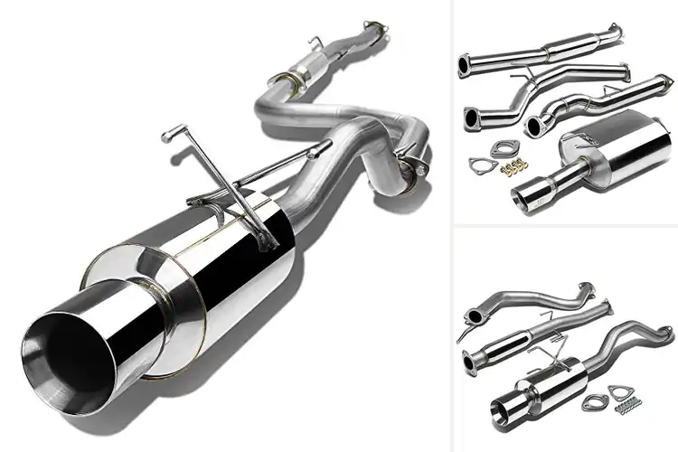 Detailed view of Best Civic Coupe Performance Exhausts