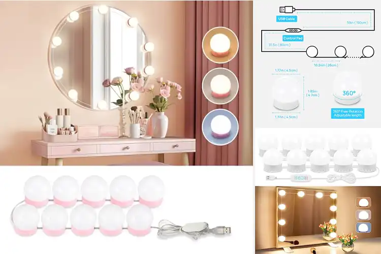 Detailed view of Best Color Temperature Adjustments For Dressing Rooms