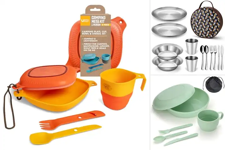 Detailed view of Best Compact Camping Plates