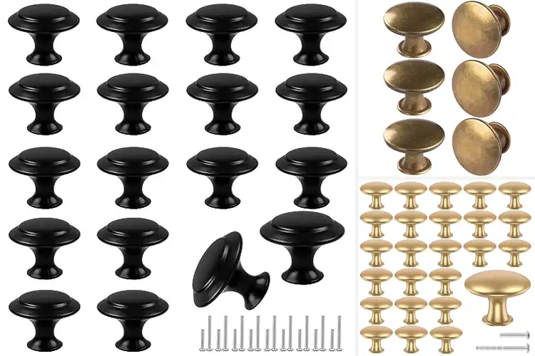 Detailed view of Best Dresser Drawer Knobs Set