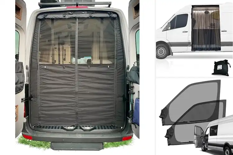 Detailed view of Best Durable Sprinter Bug Screen With Seal Strips
