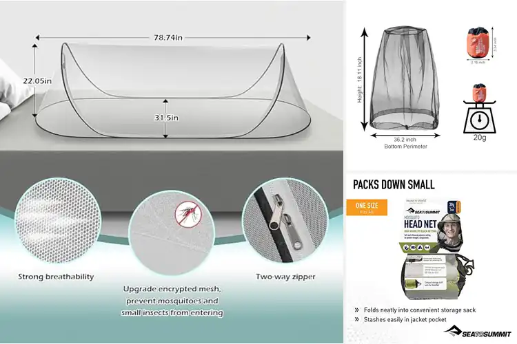 Detailed view of Best Durable Threads Mosquito Net