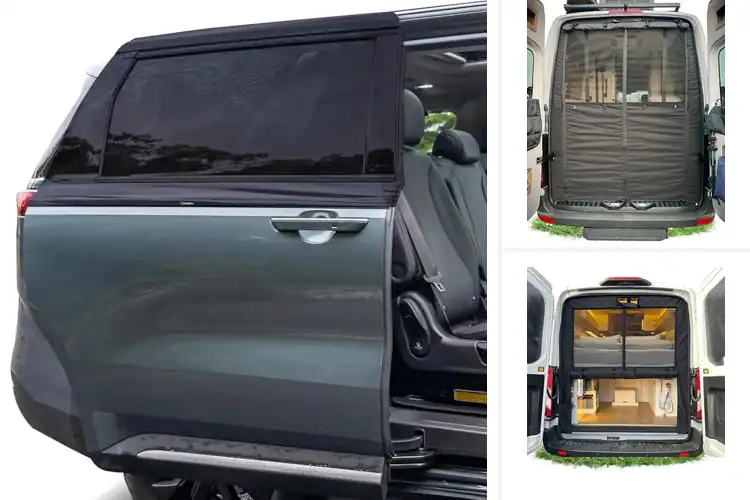 Detailed view of Best Durable Van Mesh With Clips
