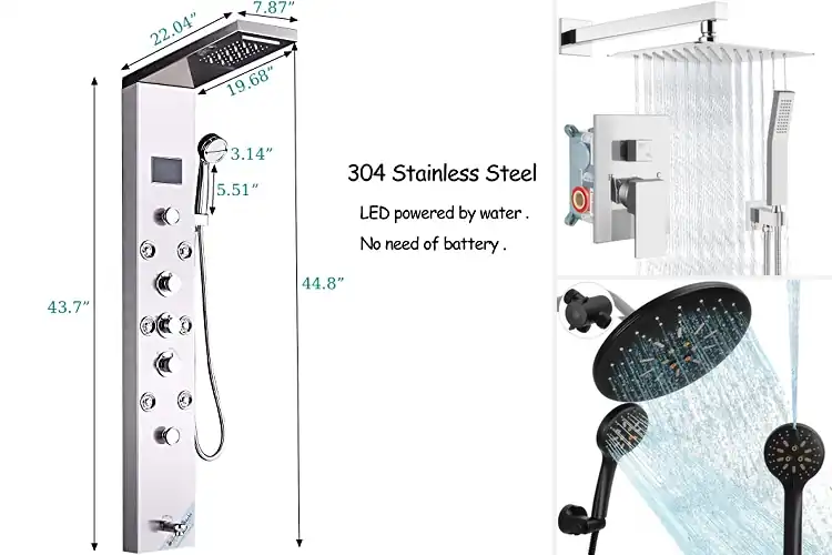 Detailed view of Best Easy Install Shower Systems