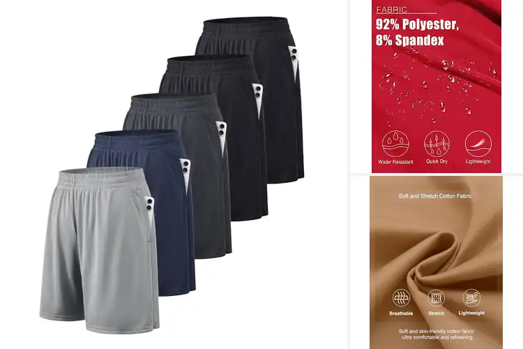 Detailed view of Best Elastic Waist Shorts