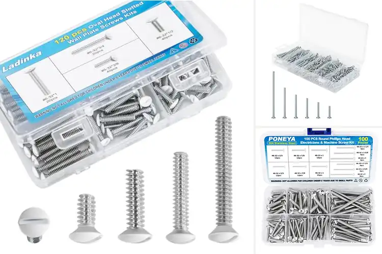 Detailed view of Best Electrical Outlet Screws
