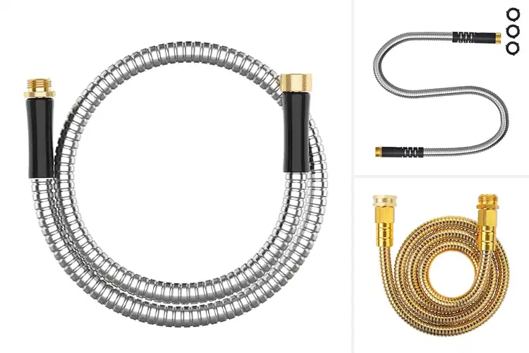 Detailed view of Best Extra-Flexible 5 Ft Stainless Hose