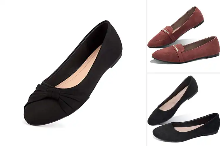 Detailed view of Best Faux Suede Ballet Flats: Top 10 Stylish & Comfy Picks