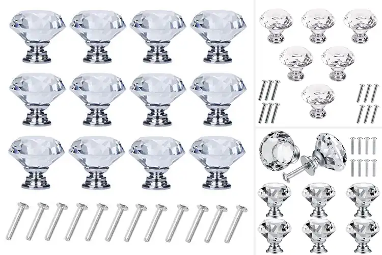 Detailed view of Best Glass Crystal Cabinet Knobs