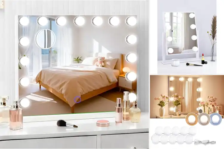 Detailed view of Best Hollywood Makeup Mirror Lights