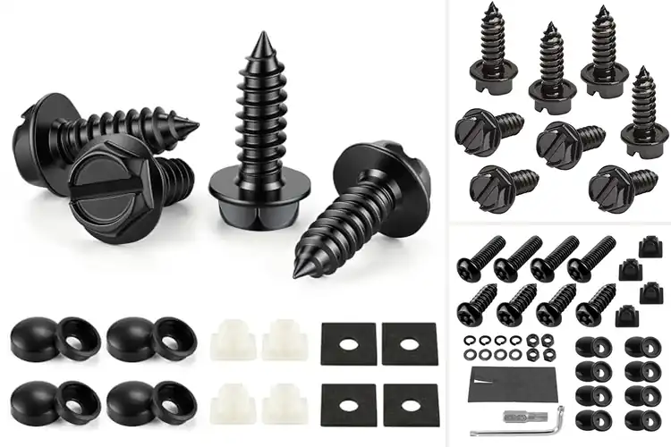 Detailed view of Best Jeep Wrangler License Plate Screws