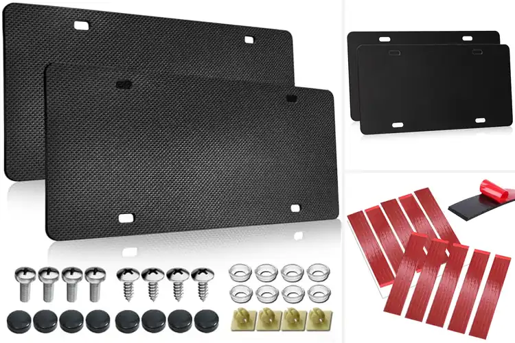 Detailed view of Best License Plate Anti Rattle Pads