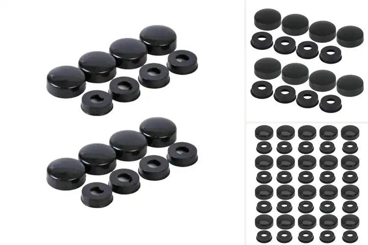 Detailed view of Best License Plate Screw Caps
