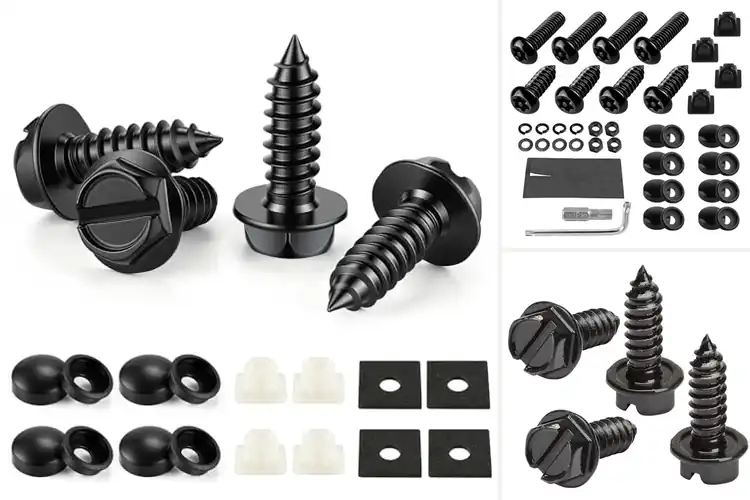 Detailed view of Best License Plate Screws For Jeep And Toyota