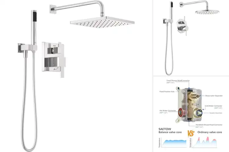 Detailed view of Best Lifetime Warranty Shower Systems