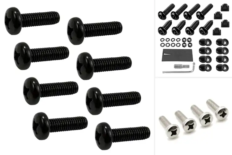 Detailed view of Best M6 20mm License Plate Screws