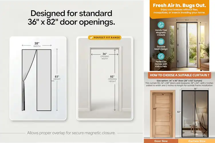 Detailed view of Best Magnetic Mosquito Nets
