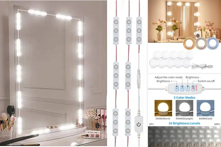 Detailed view of Best Makeup Mirror Lights: Top 10 Picks for a Flawless Glow