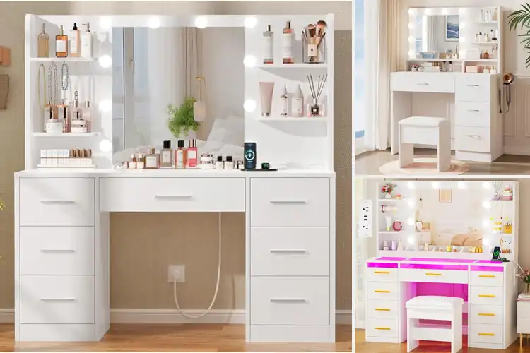 Detailed view of Best Makeup Tables