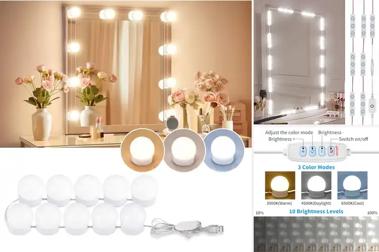 Detailed view of Best Makeup Vanity Lights: Top 10 Picks for a Flawless Glow