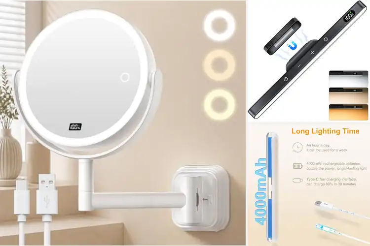 Detailed view of Best No Drill Mirror Lights: Top 10 Easy Install Picks