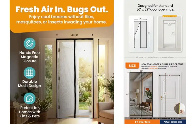 Detailed view of Best Pet Friendly Bug Screens for a Comfy Home
