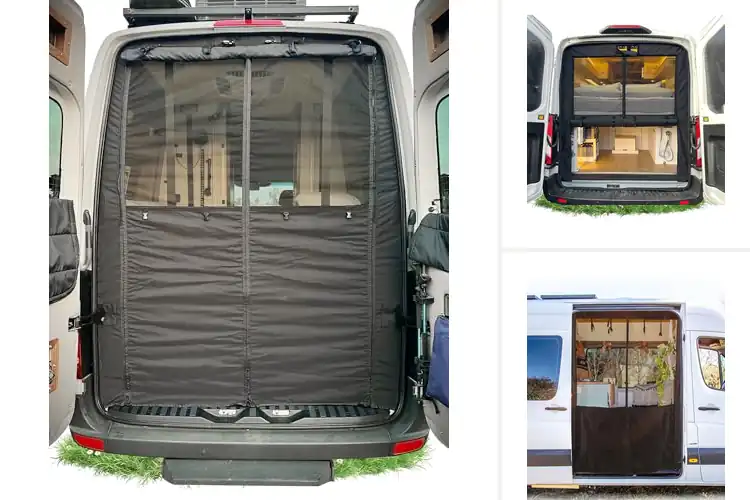 Detailed view of Best Removable Dual Zipper Bug Screen