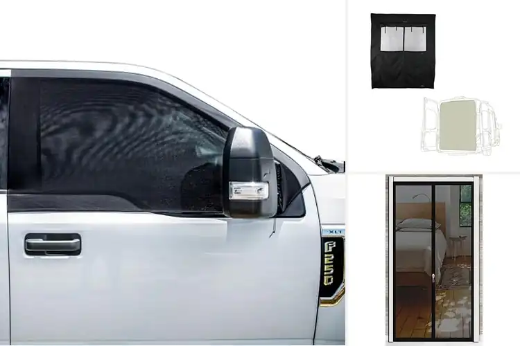 Detailed view of Best Removable Dual Zippers Bug Screen